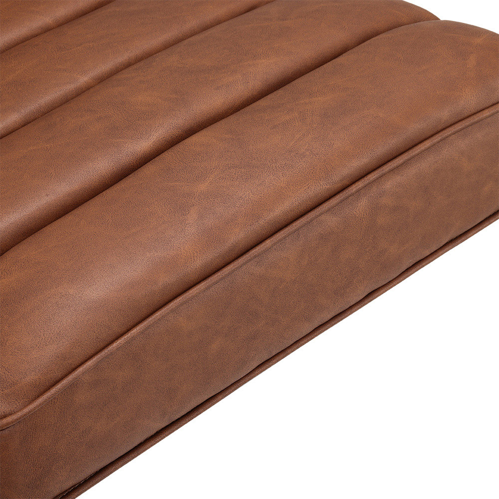 Living and Home Modern Soft PU Leather Cushioned Armchair Image 6