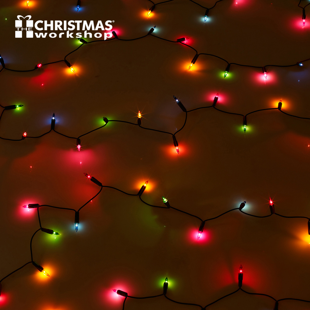 The Christmas Workshop 200 Multicolour Shadeless Fairy Light Image 4