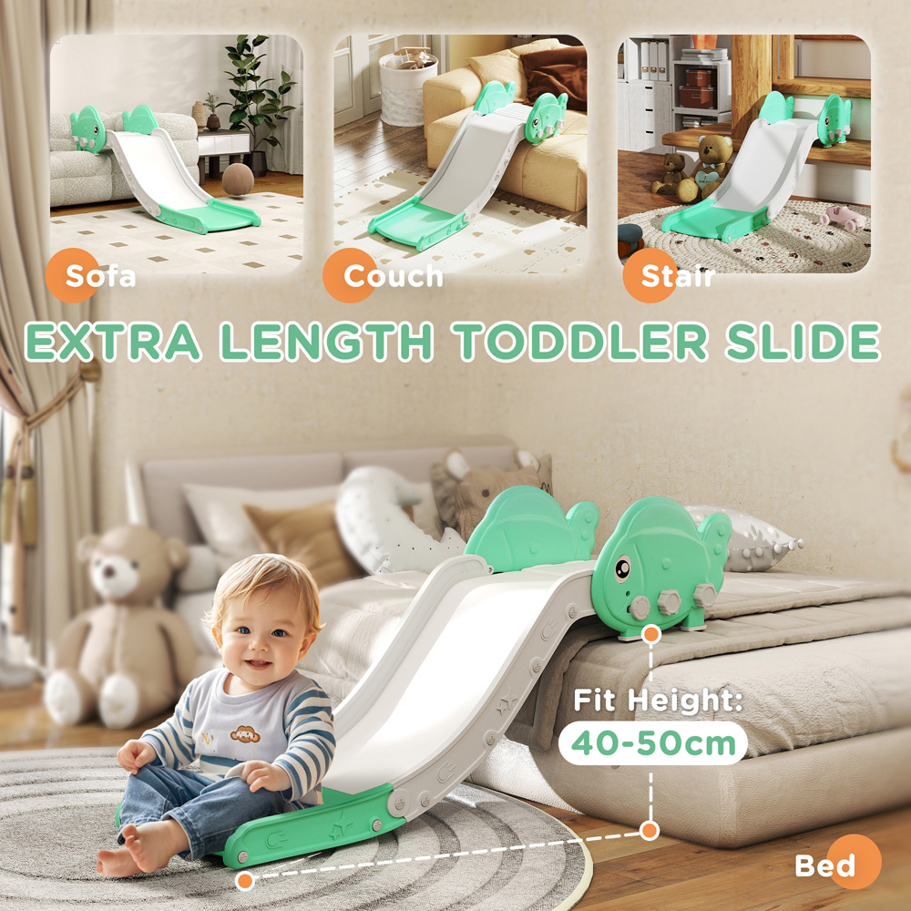 Tommy Toys AIYAPLAY Kids Green Extended Sofa and Bed Slide Image 8