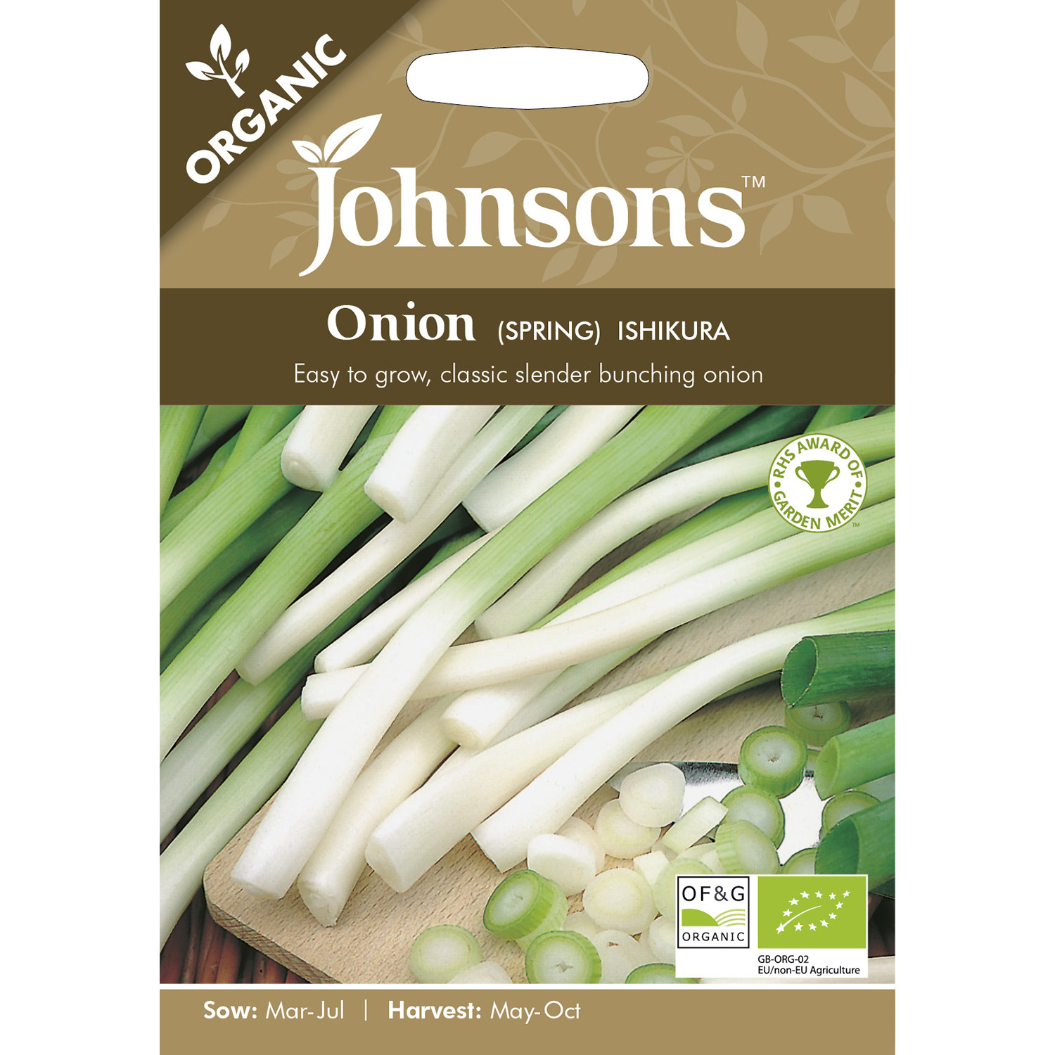 Johnsons Organic Ishikura Spring Onion Seeds Image 2