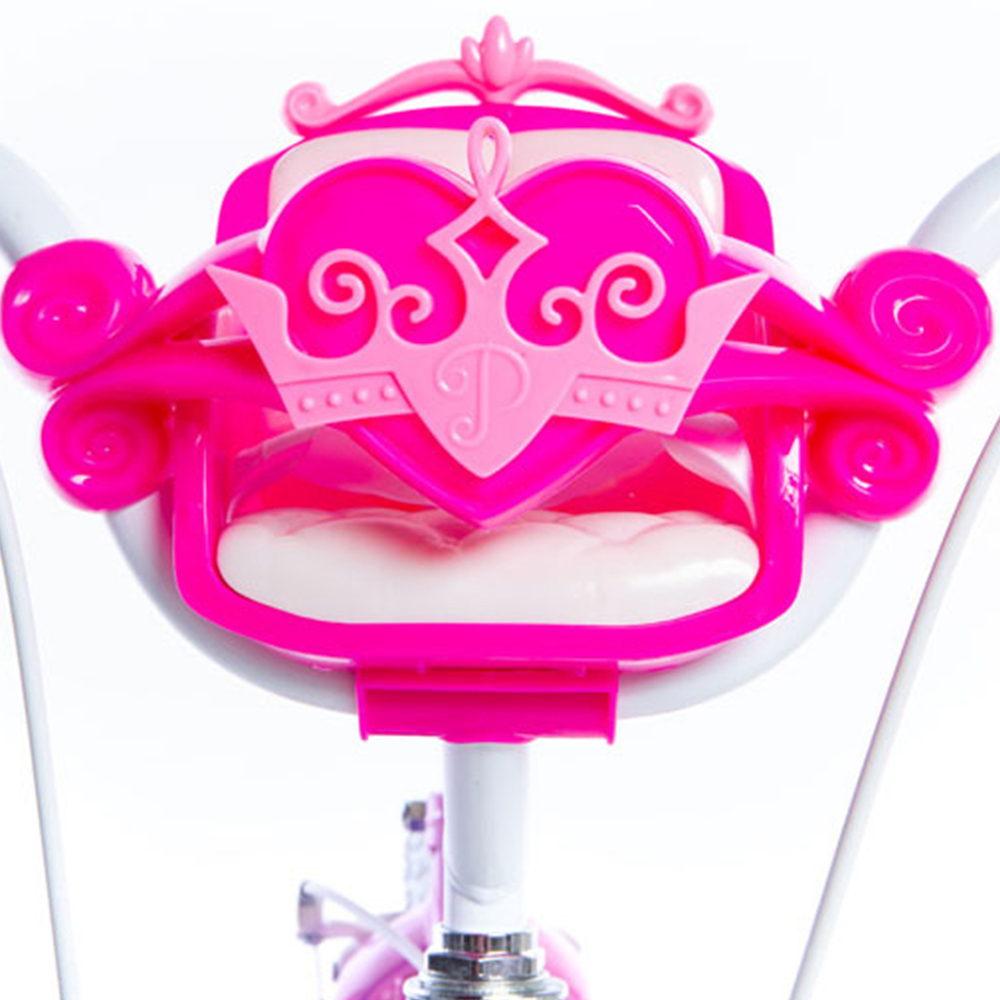 Huffy Disney 12 inch Pink and Purple Princess Children's Bike Image 3