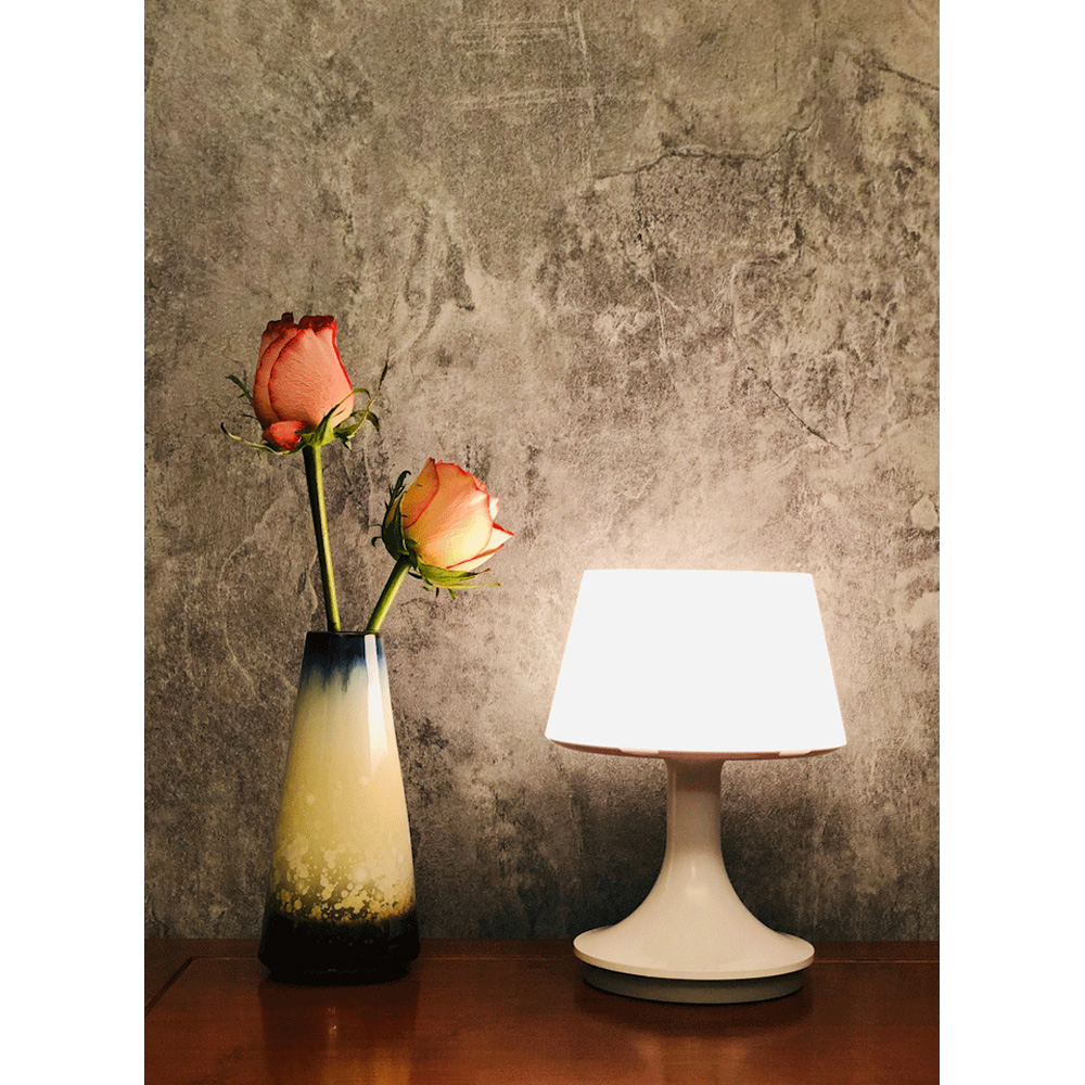 Avilo White Table Lamp with Remote Image 4
