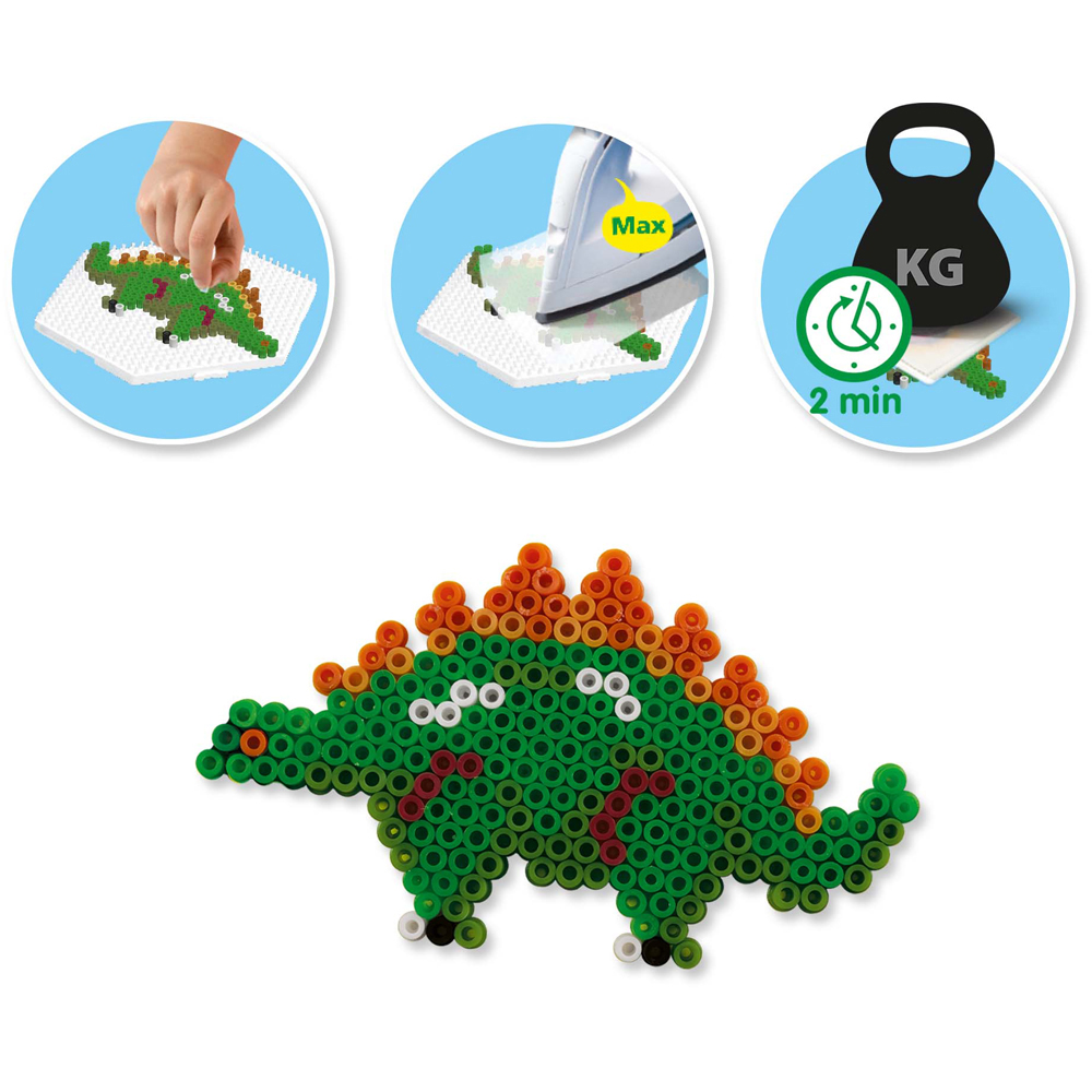 SES Creative Beedz Dino World Iron On Beads Kit 2100 Piece Image 5