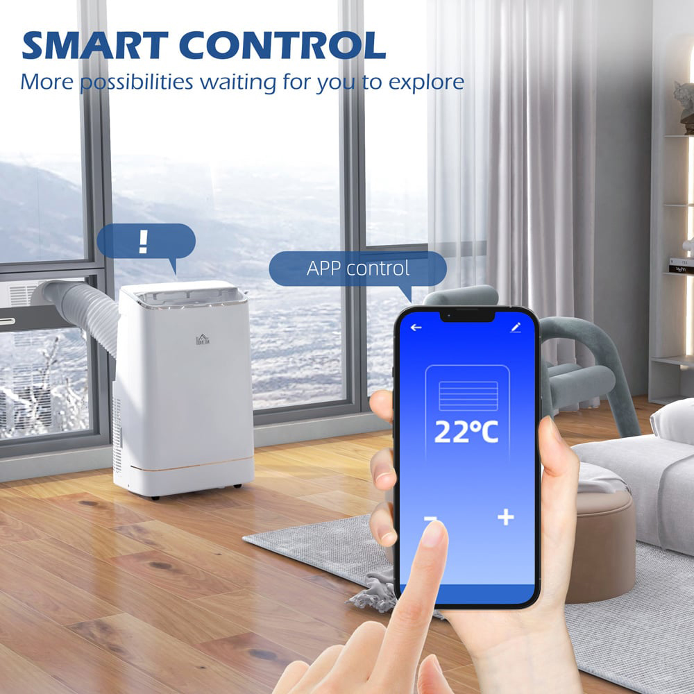 HOMCOM White 14000BTU 4 in 1 Air Conditioner Image 6