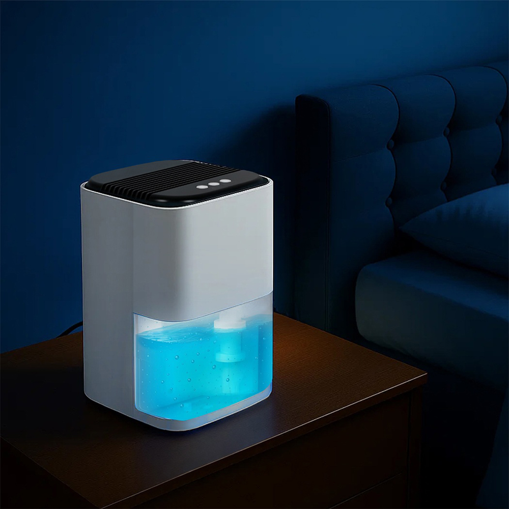 Spector White Electric Dehumidifier with LED Light and Timer 2000ml Image 2