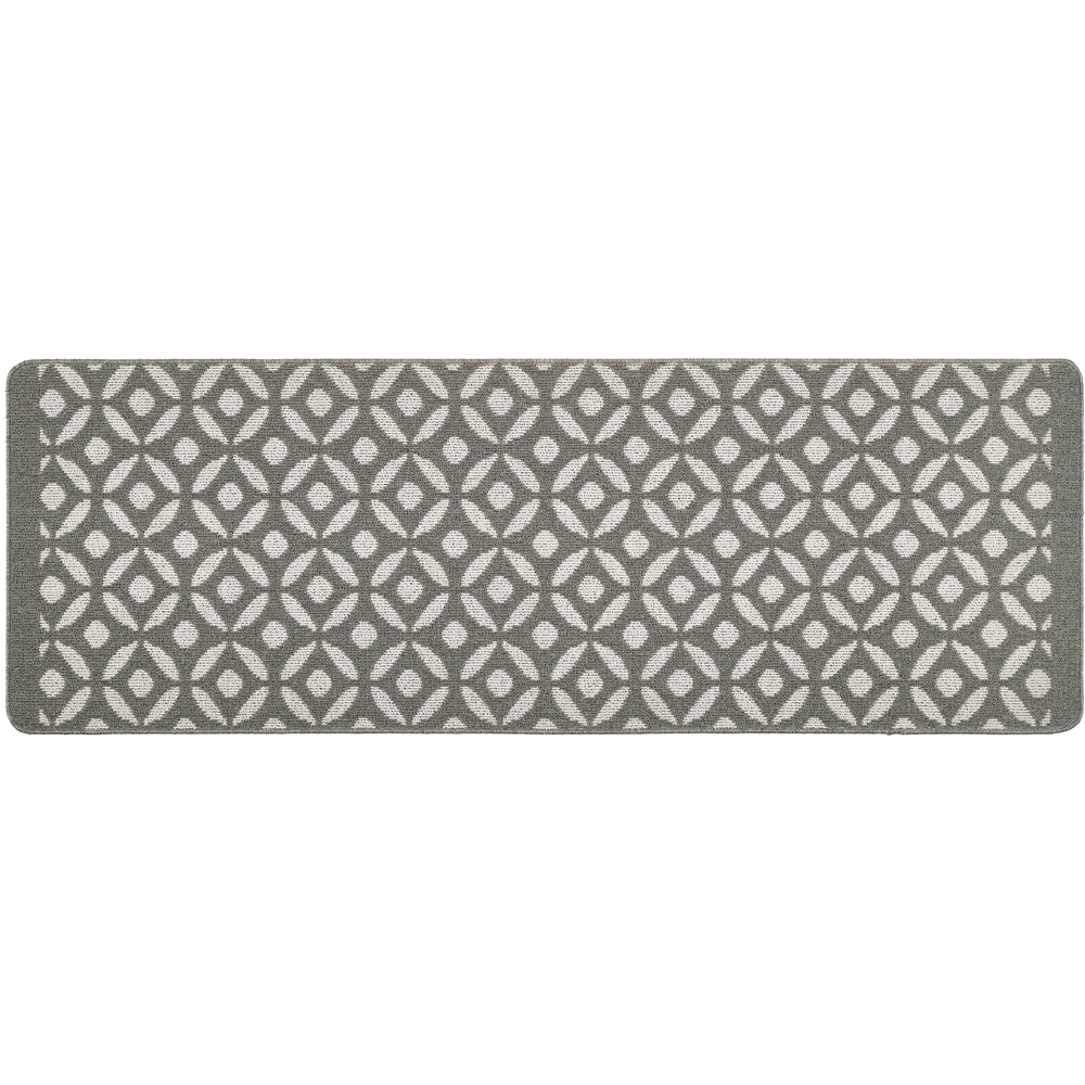 My Mat Silver Crescent Stain Resistant Runner 67 x 200cm Image 1