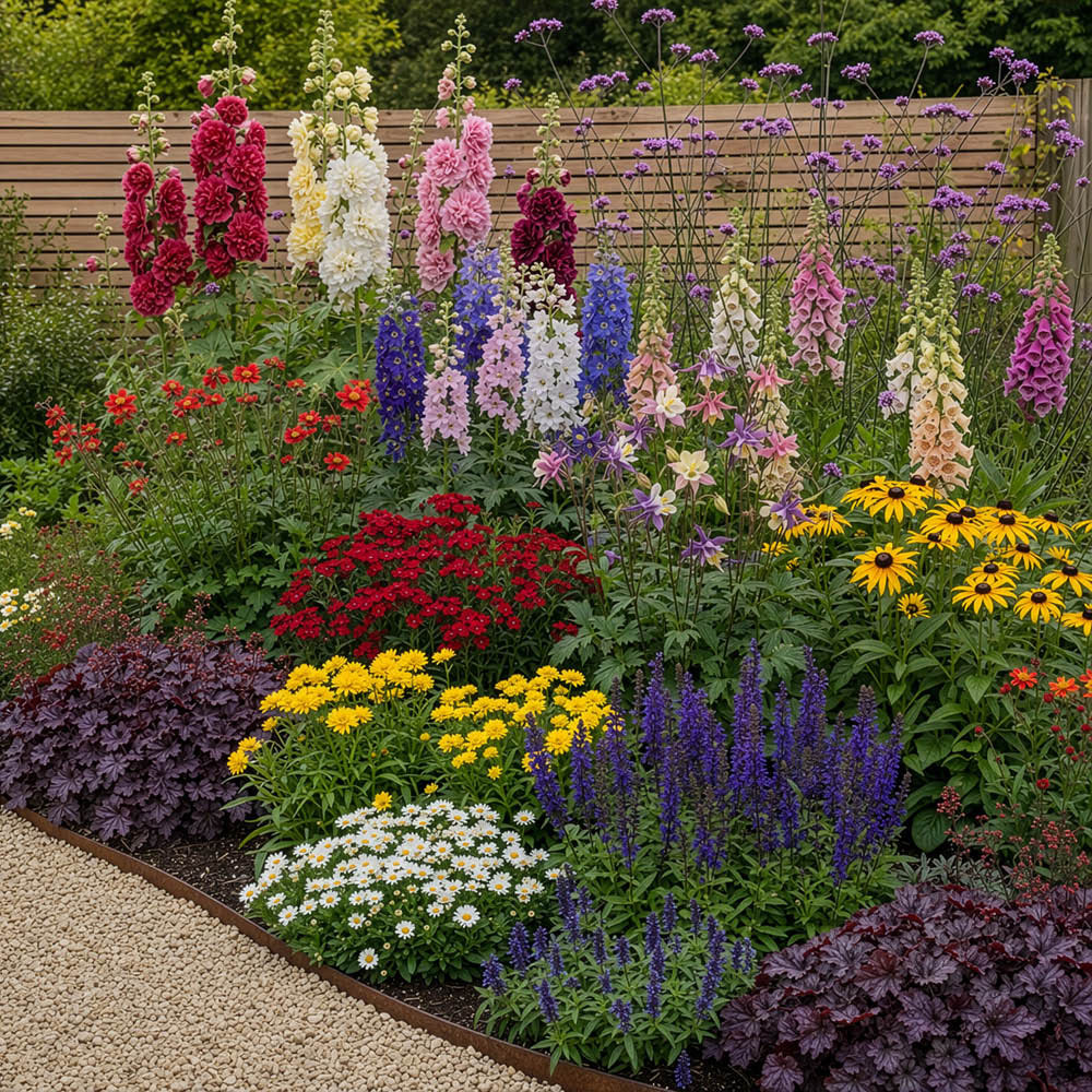 YouGarden Cottage Garden Perennial Collection Plug 12 Pack Image 2