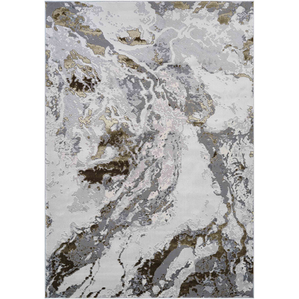 Desire Rugs Picasso Gold Abstract Rug 120 x 170cm Image 1