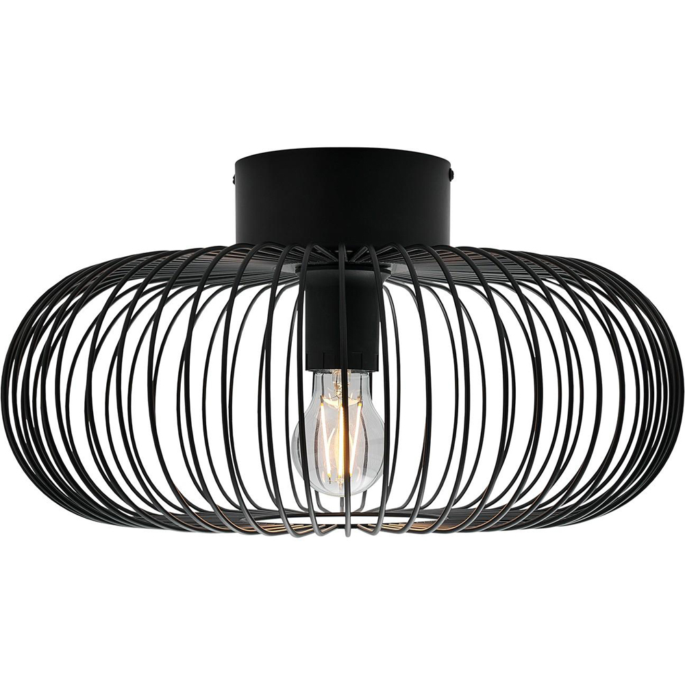 Nordlux Beroni Black Ceiling Light Image 3