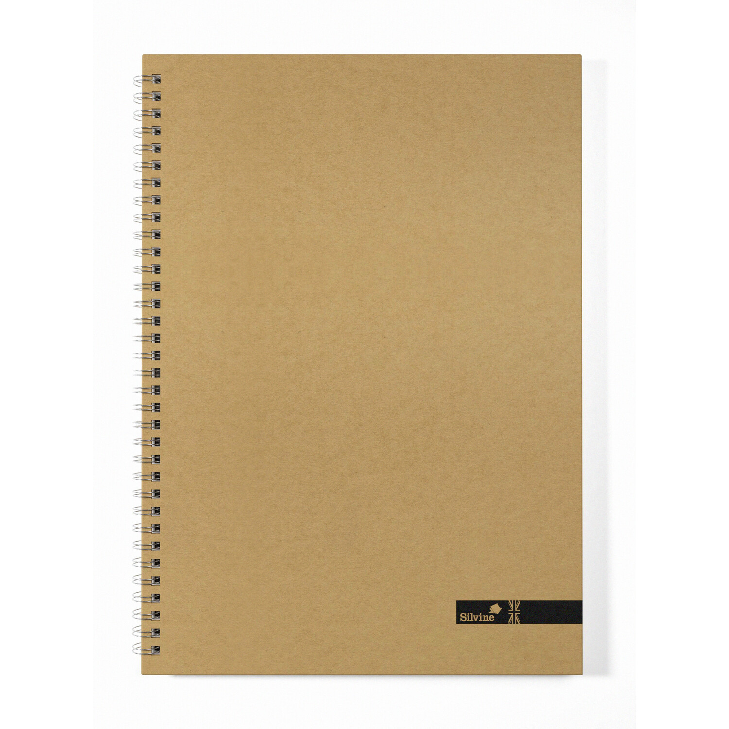Twin Wiro Kraft Notebook - Brown / A4 Image