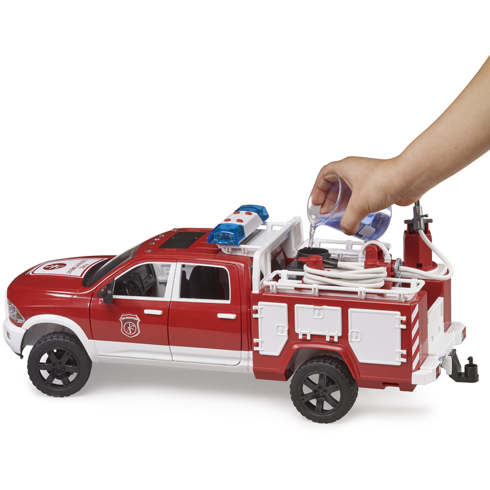 Bruder RAM 2500 Light and Sound Fire Engine Truck Image 7