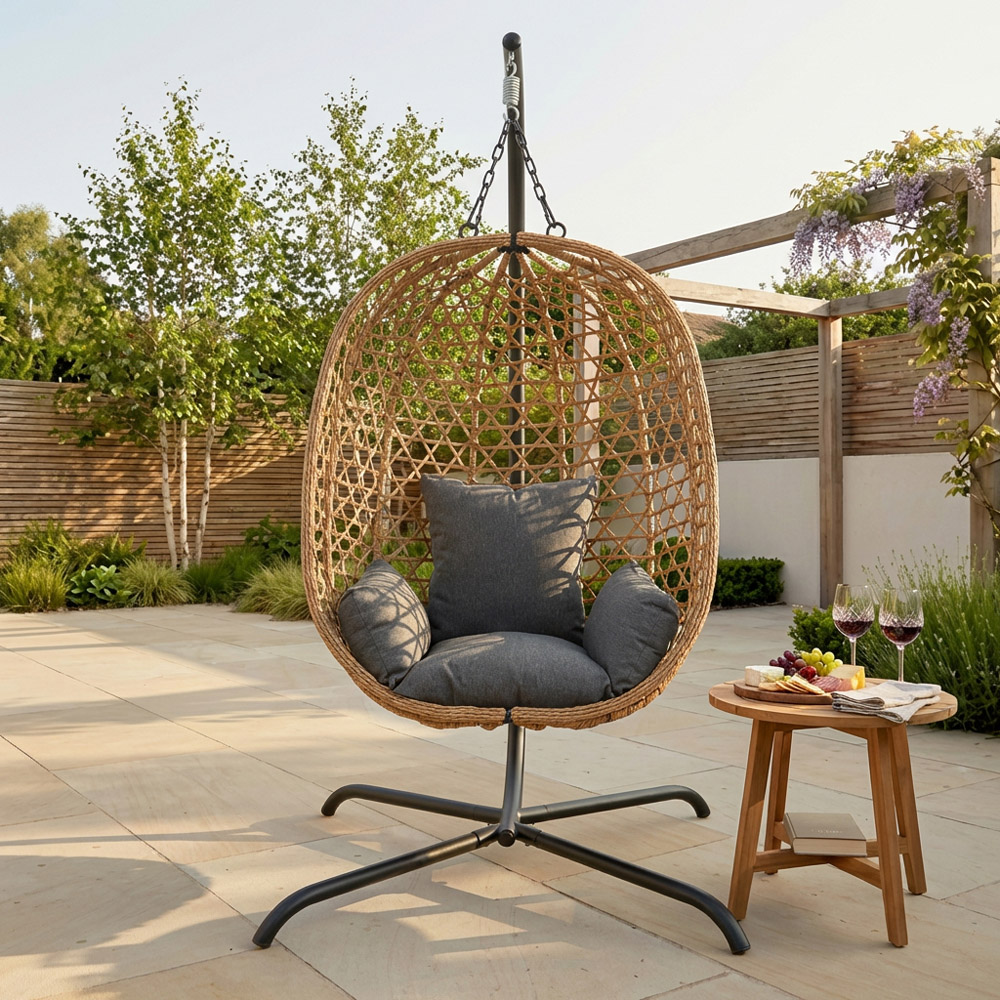Farringdon Hanging Chair Natural Image 4