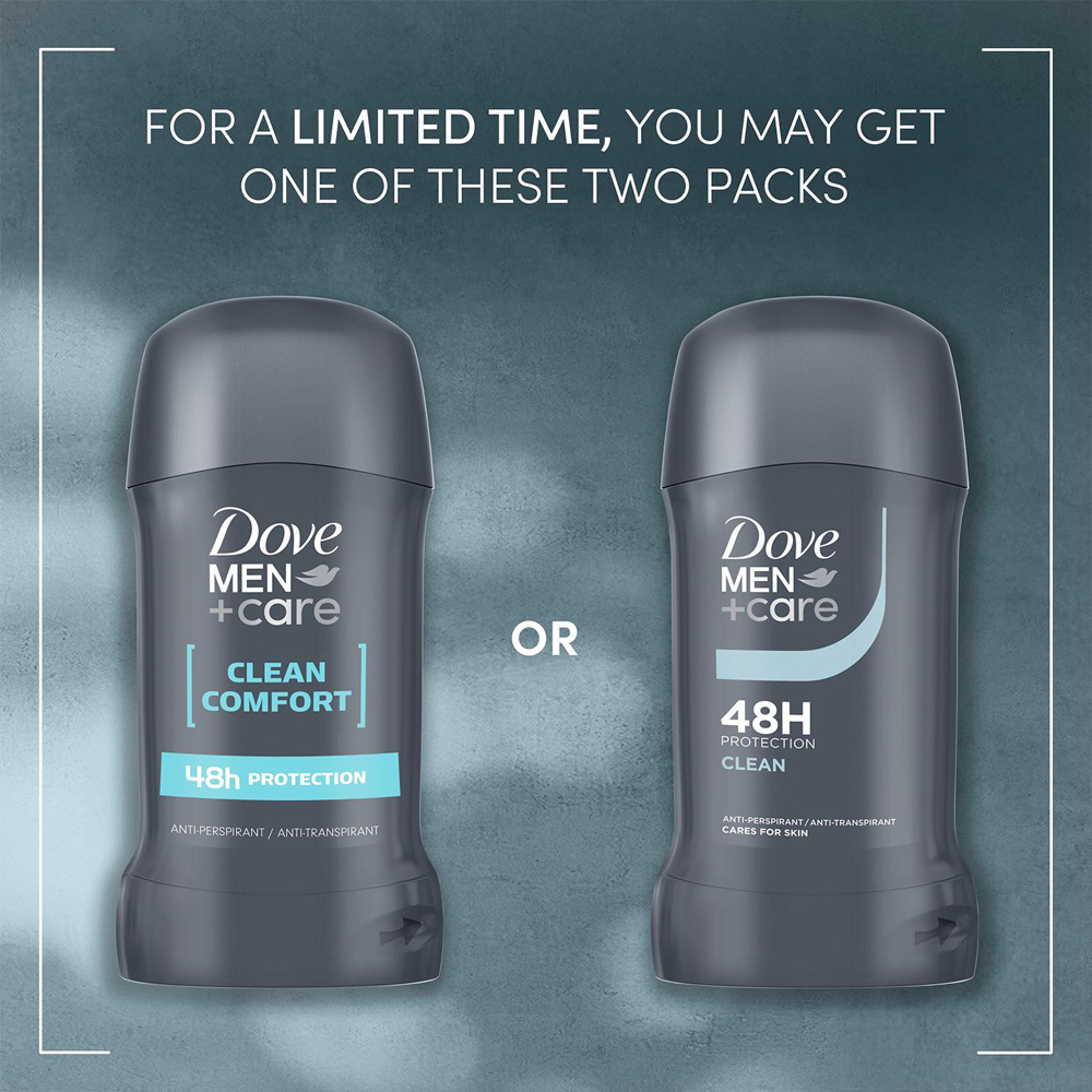 Dove Men+Care 48H Protection Clean Comfort Anti-Perspirant Deodorant Roll On 50ml 12 Pack Image 5