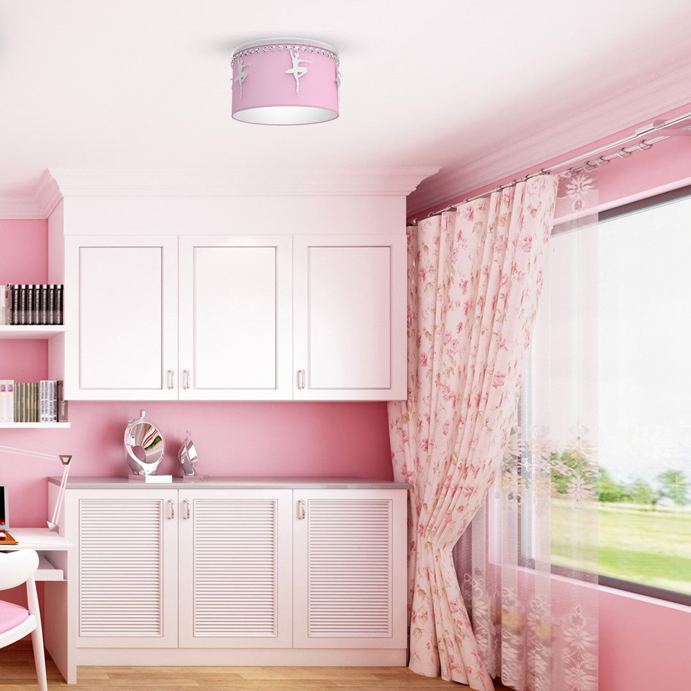 Milagro Baletnica Pink Ceiling Lamp 230V Image 3
