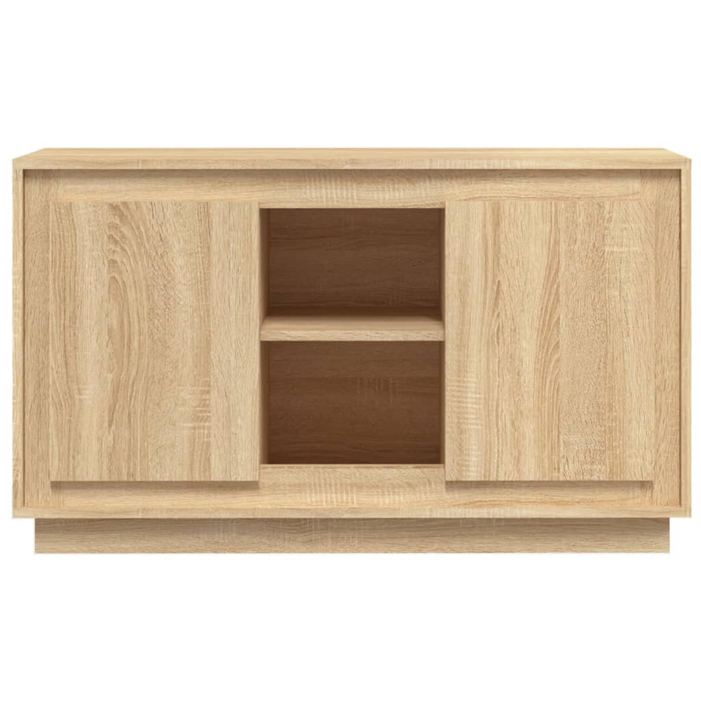 vidaXL 2 Door 2 Shelf Sonoma Oak Sideboard Image 4