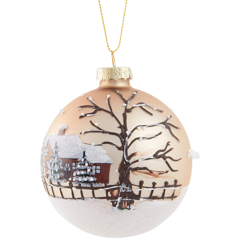 Winter Scene Bauble Image 1