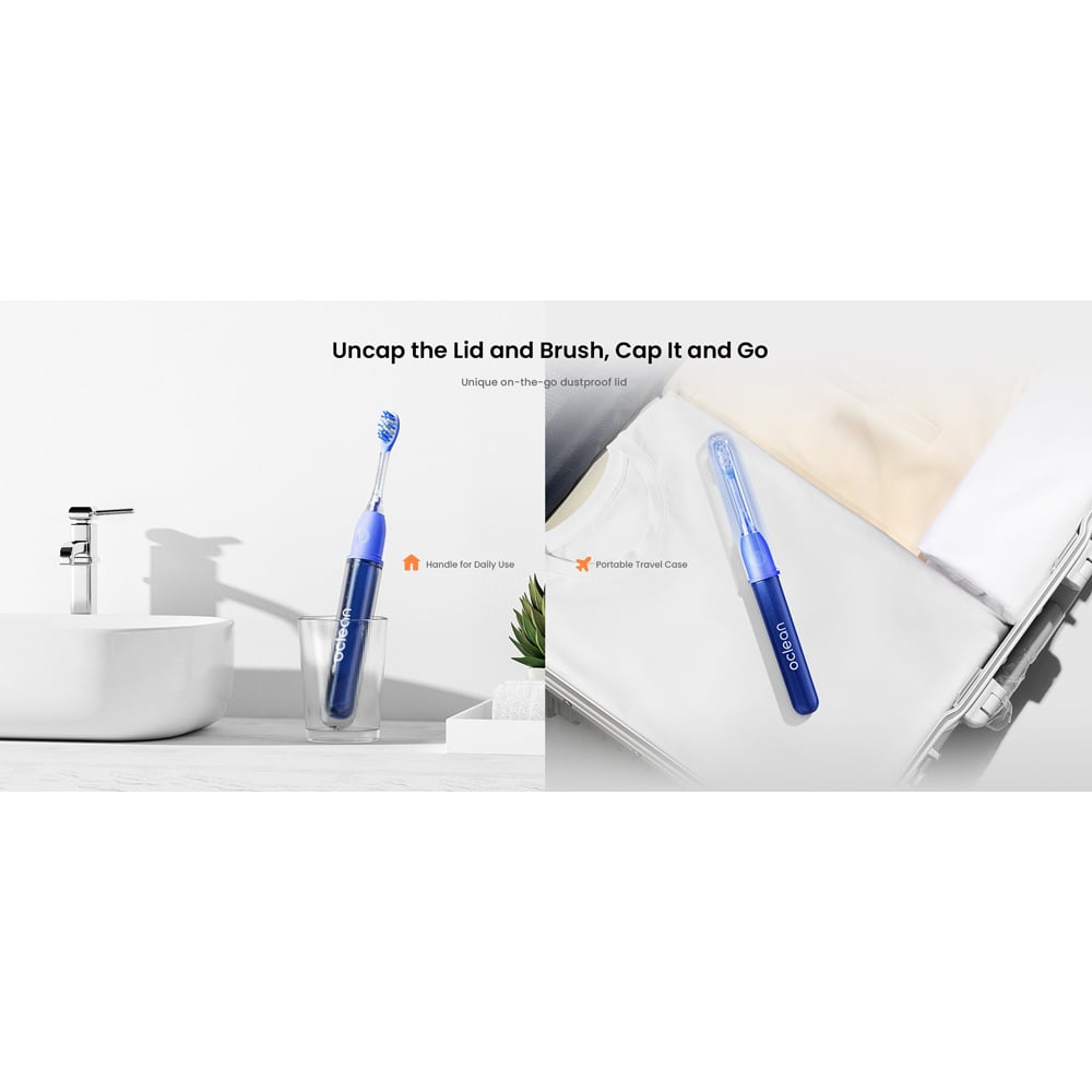 Oclean Ease Orange and Blue Rechargeable Electric Toothbrush Bundle Pack Image 8