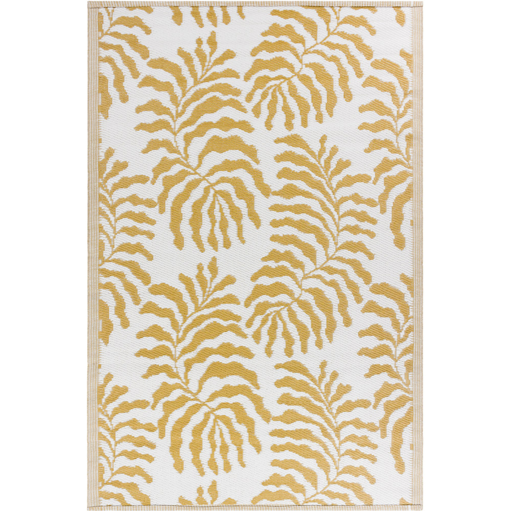 furn. Tocorico Mustard Recycled Outdoor Rug 120 x 180cm Image 3