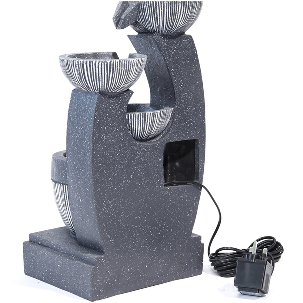 Living and Home Multi-Tier Rock Fountain Image 3