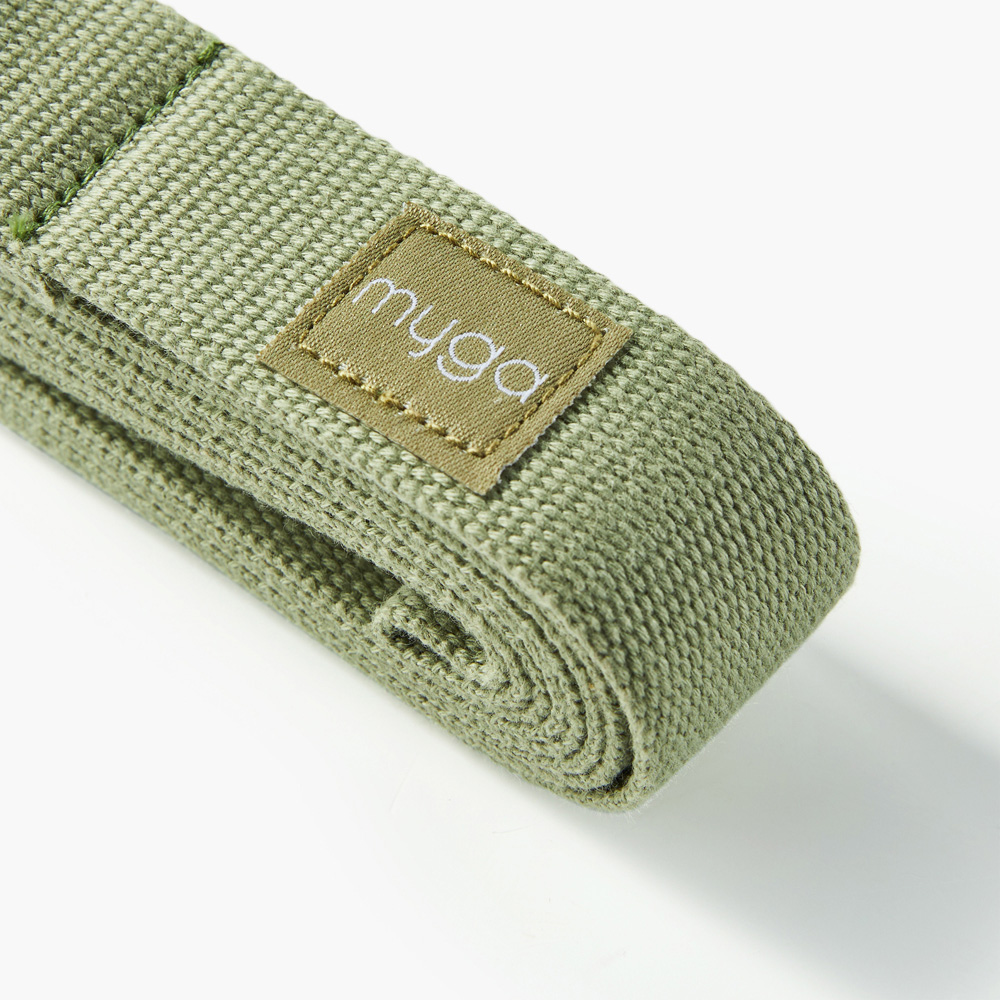 Myga Moss Adjustable Yoga Belt Sling with Metal D Rings Image 4