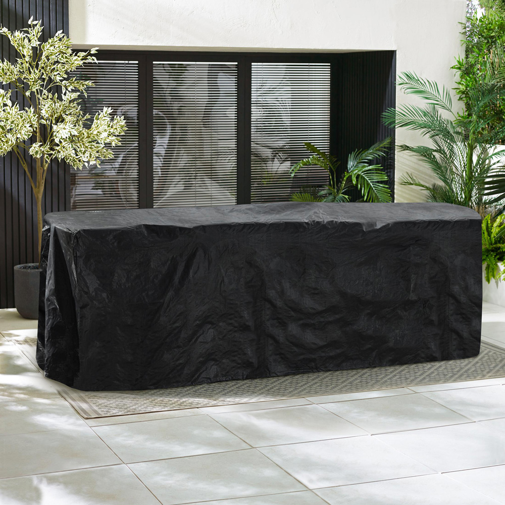 Furniturebox Bermuda 8 Seater Wooden Outdoor Dining Set White Image 8