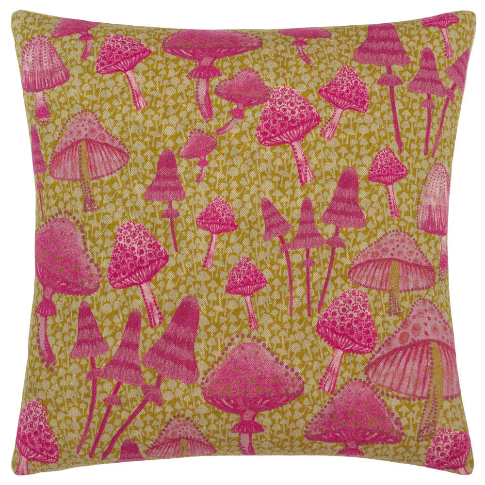 furn. Mushroom Fields Purple Abstract Cushion Image 1