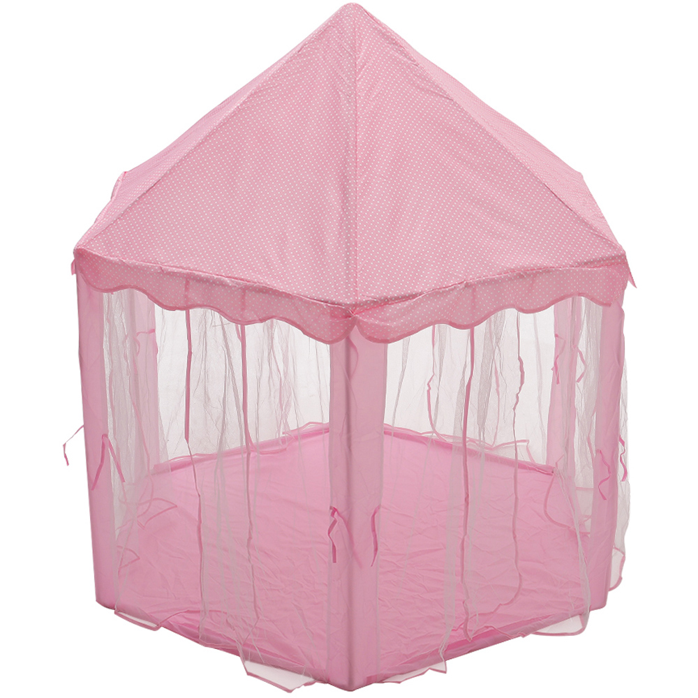 Tommy Toys Children Pink Hexagonal Princess Castle Play Tent Image 3
