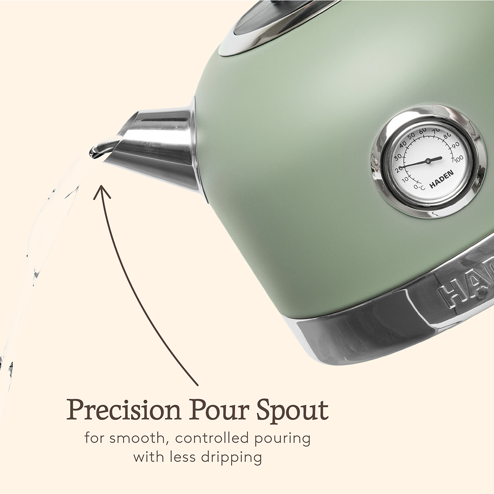 Haden Jersey 214270 Cedar Green Steel 1.5L Kettle 3000W Image 4