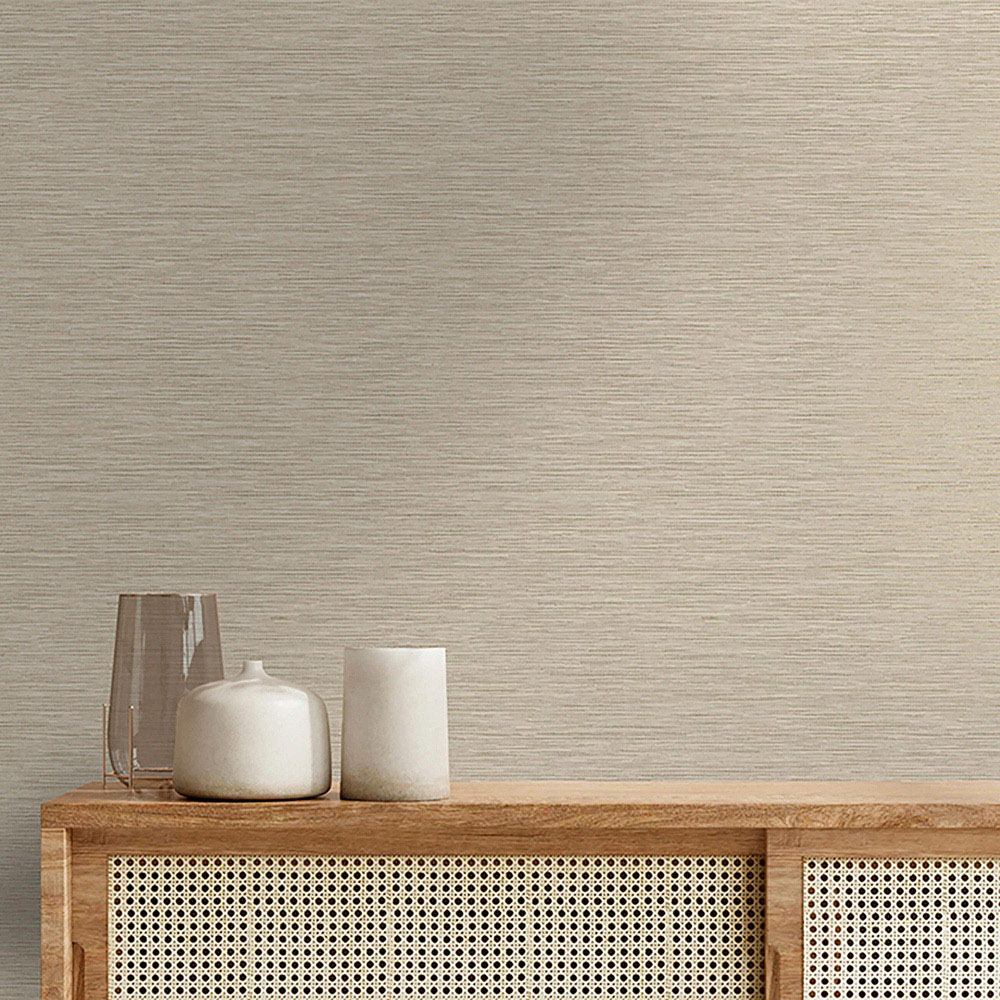 Rasch Wallpaper Grasscloth Texture Cream Wallpaper Image 3