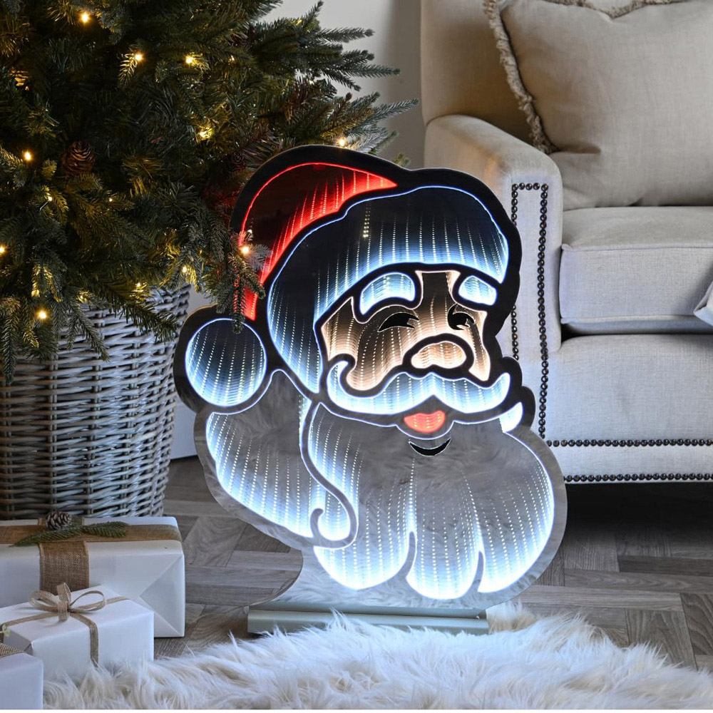 Samuel Alexander Light Up Santa's Face Infinity Christmas Decoration 60cm Image 3