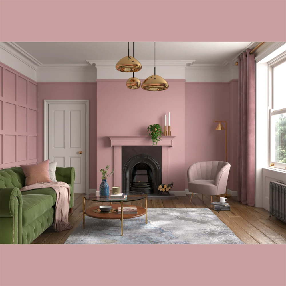 Dulux Heritage Walls and Ceilings DH Blossom Velvet Matt Emulsion Paint 1L Image 4