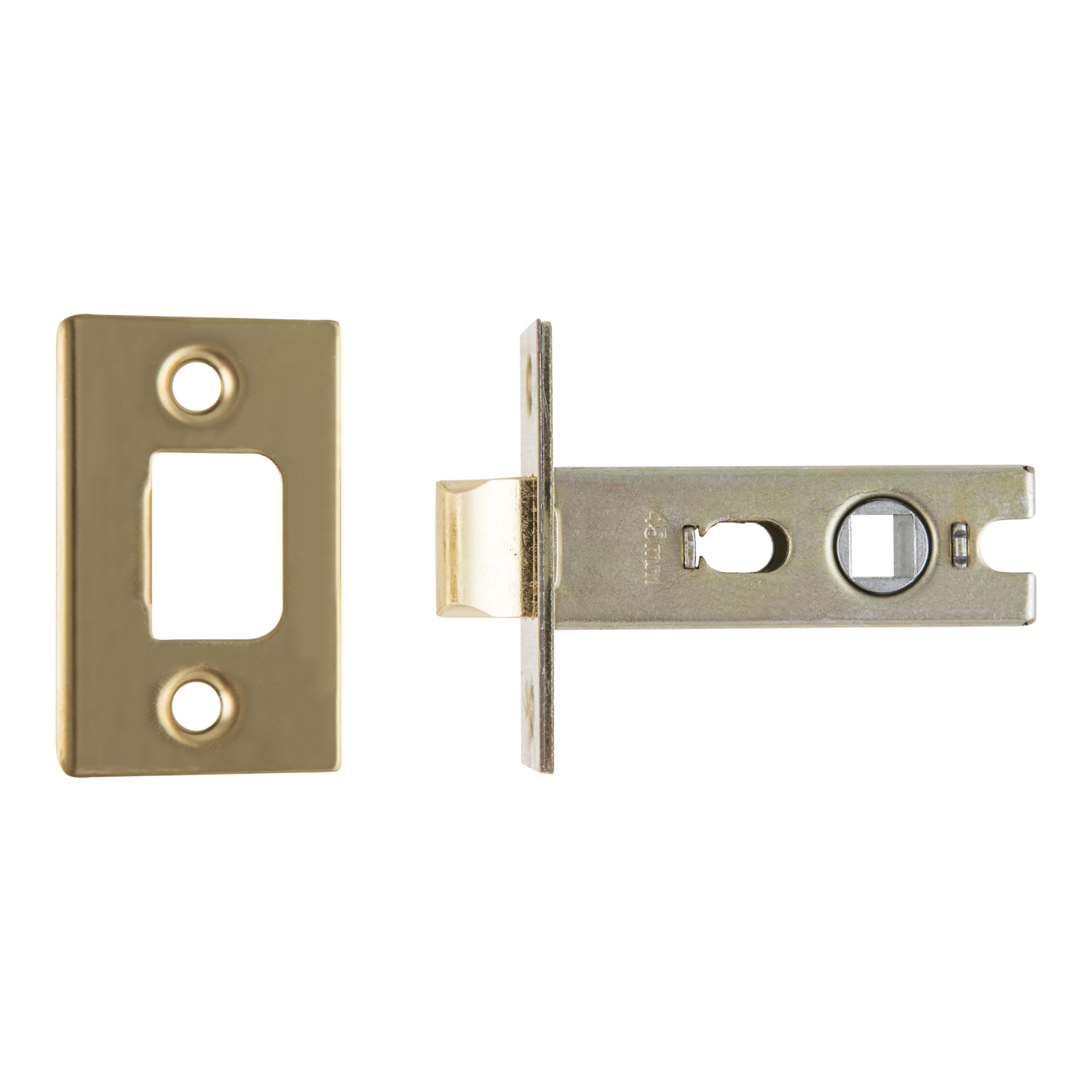 Hiatt Brass Effect Tubular Latch 2.5 inch Image 1