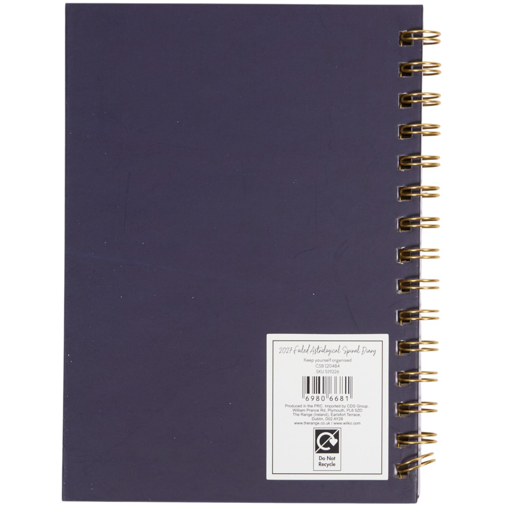 2027 Foiled Astrological Sprial Diary Image 6