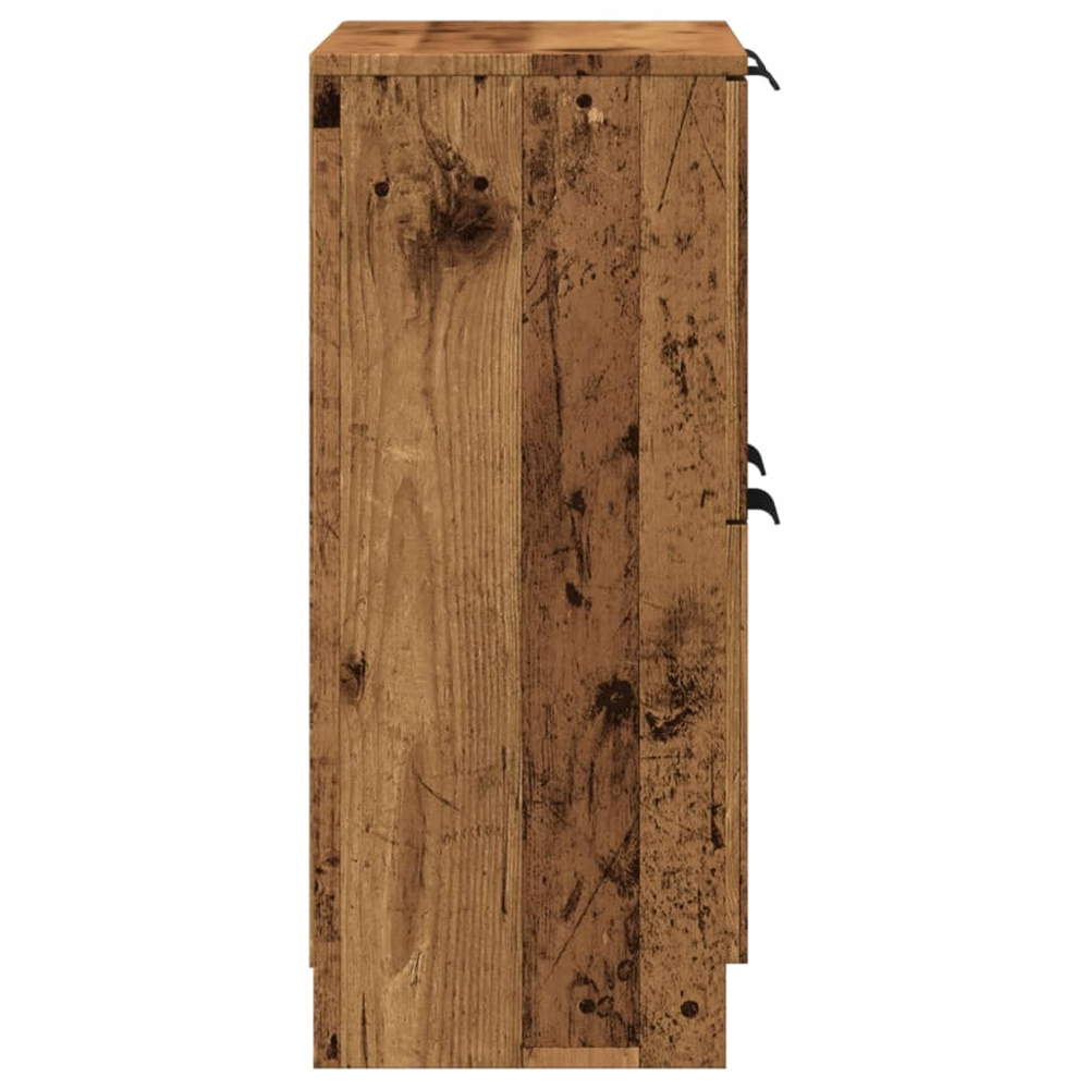 vidaXL 4 Door Old Wood Sideboard Image 5