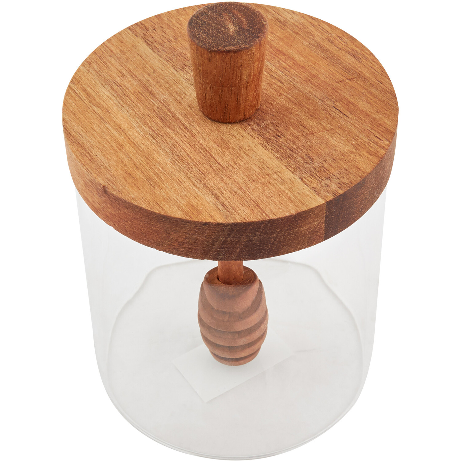 Glass Honey Jar and Dip Stick Image 2