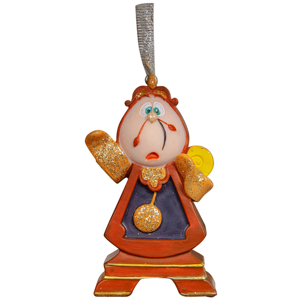Disney Beauty and The Beast Resin Hanging Decoration 4 Pack Image 3