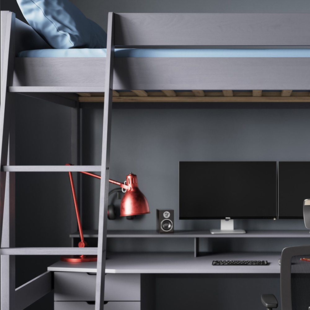 Noomi Tera Small Double Grey Gaming High Sleeper Image 6