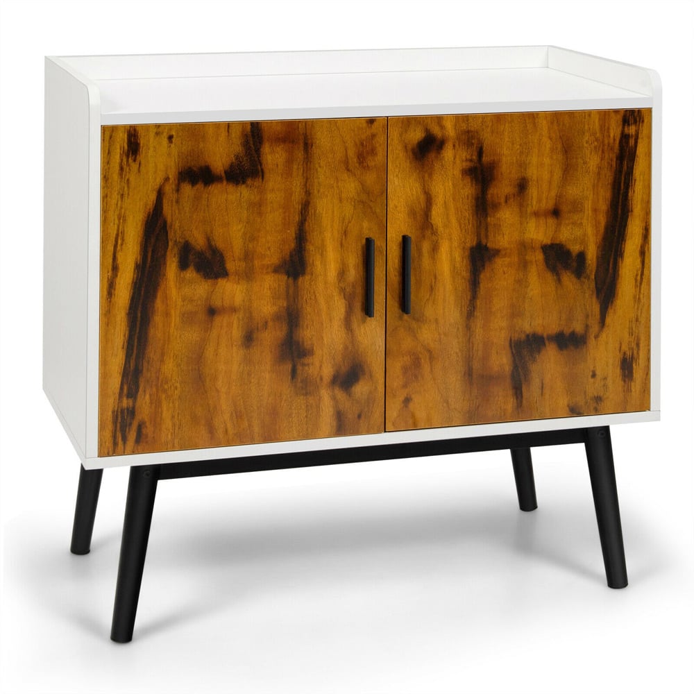 Costway 2 Door Wooden Sideboard Image 2