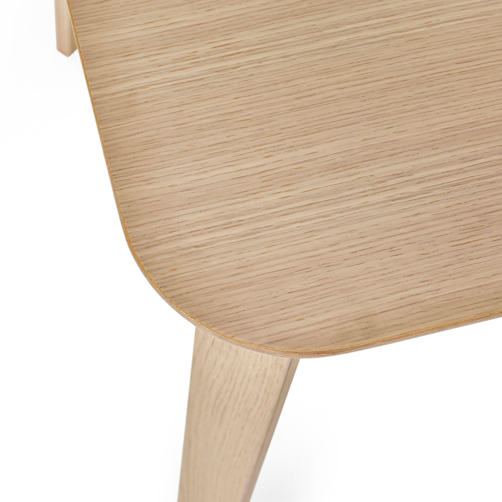Julian Bowen Kaito 6 Seater Dining Table Light Oak Effect Image 7