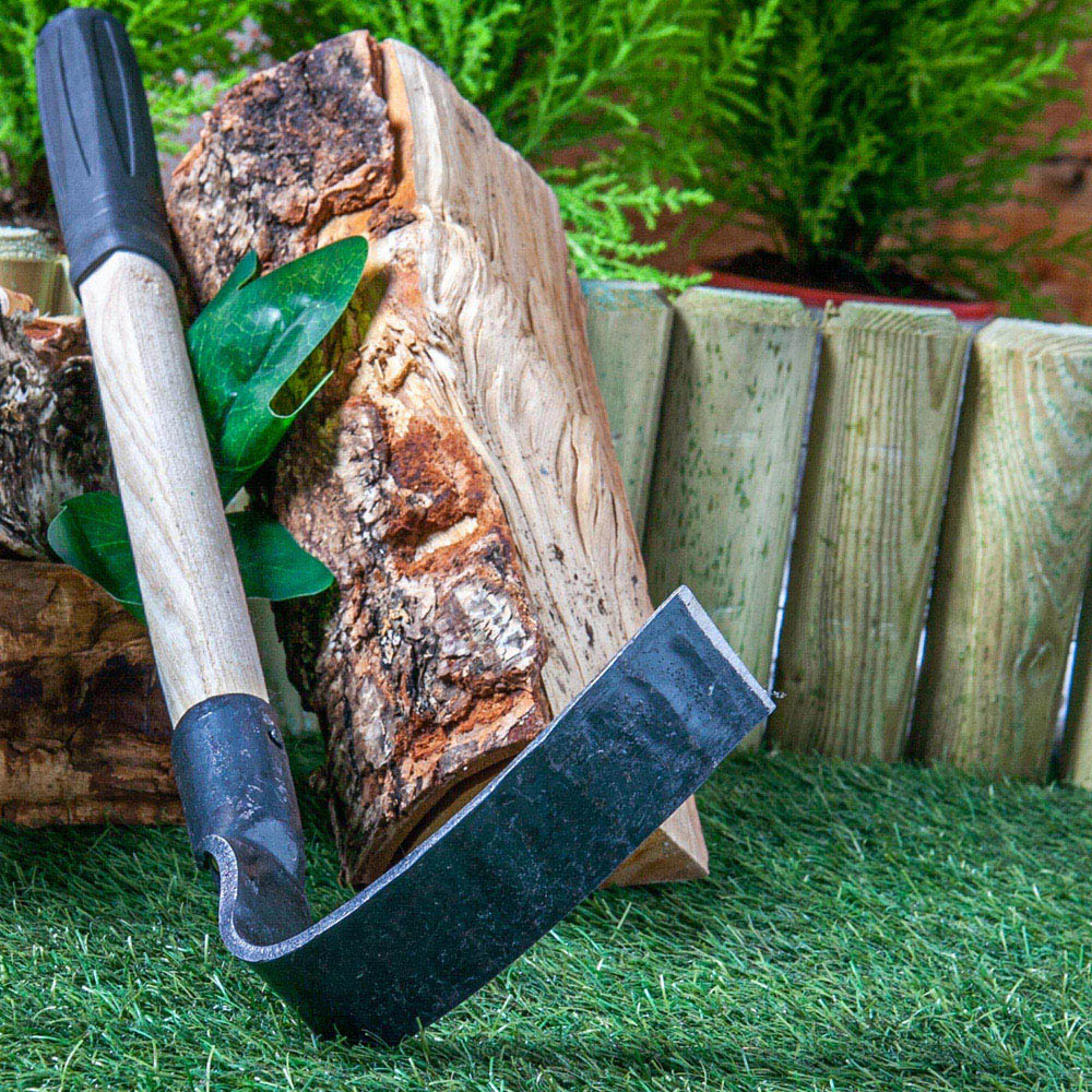 Harbour Housewares Natural Steel Garden Hand Hoe 43cm Image 3