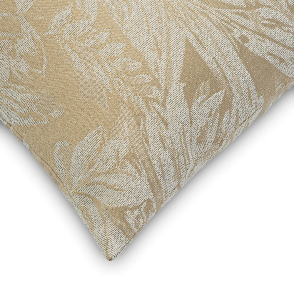 Alan Symonds Cream Chenille Botanic Cushion with Polyester Filled Pad 45 x 45cm 4 Pack Image 4
