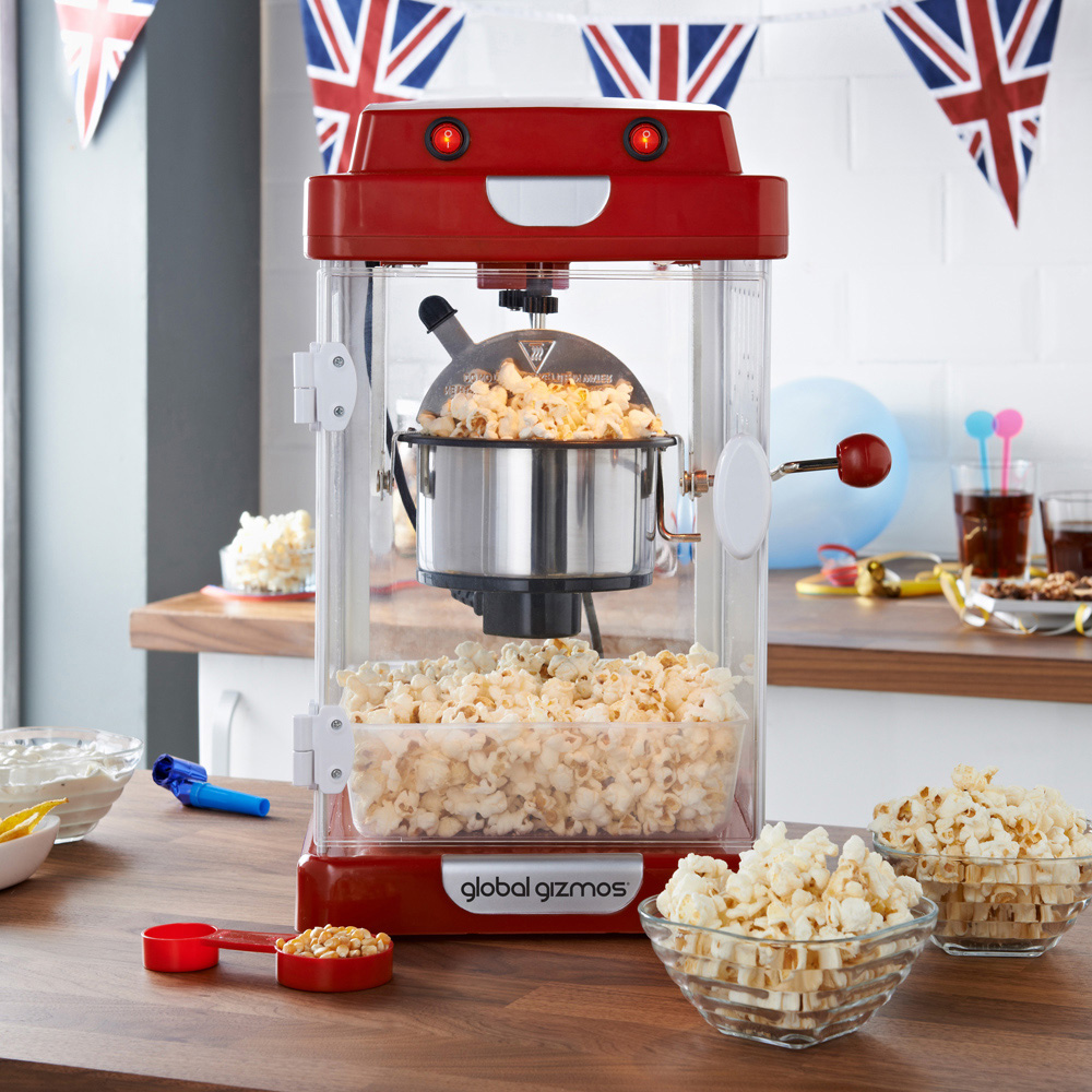 Global Gizmos Red 42cm Giant Popcorn Maker Image 2