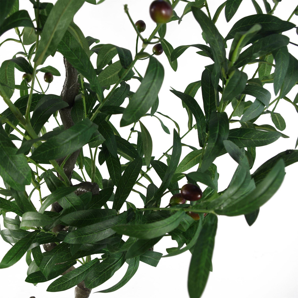 Leaf Olive Bush Artificial Tree 4ft Image 2