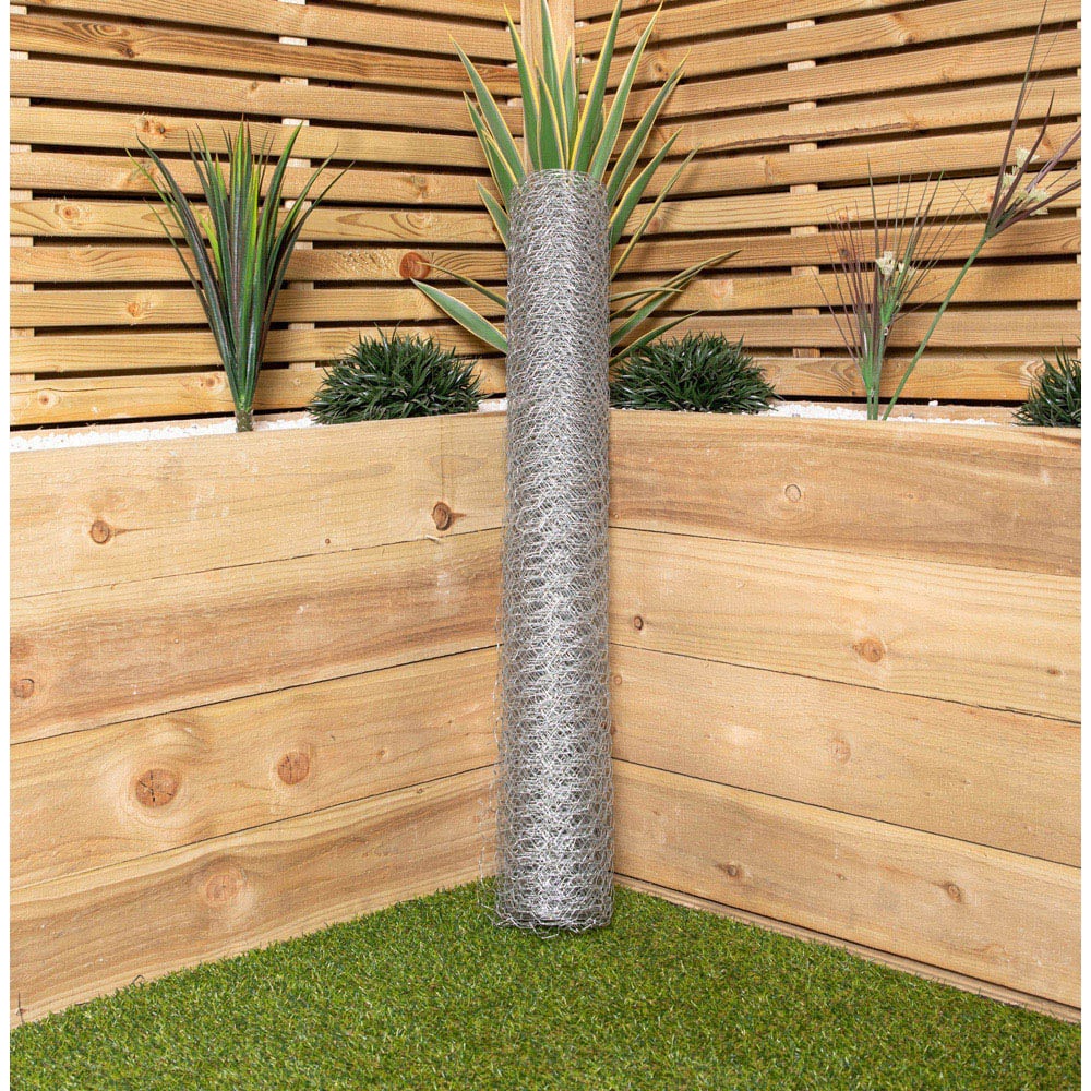 Samuel Alexander Galvanised Steel Garden Wire Fencing 1000 x 90cm Image 2