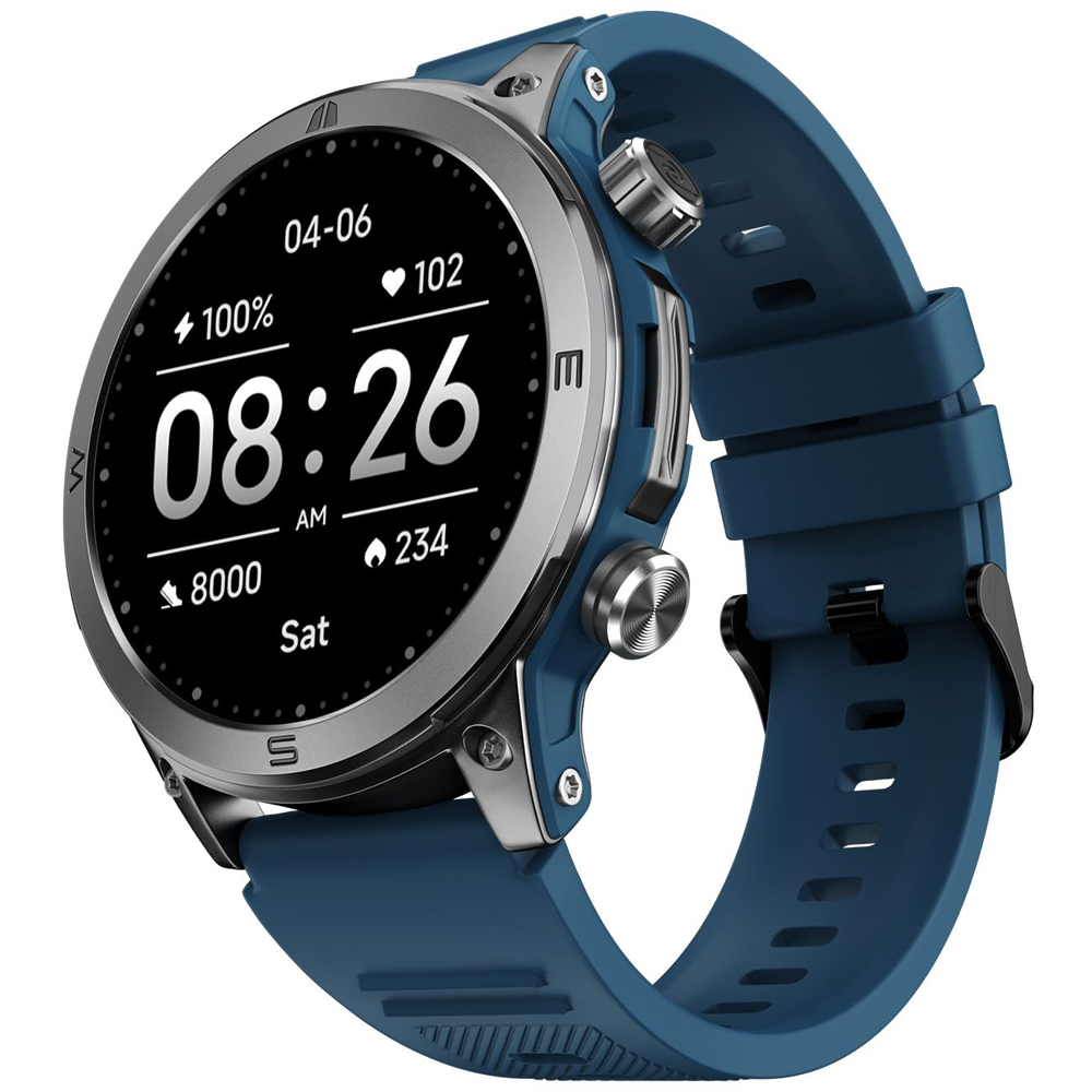 Noise NoiseFit Endeavour Teal Blue Smartwatch Image 2