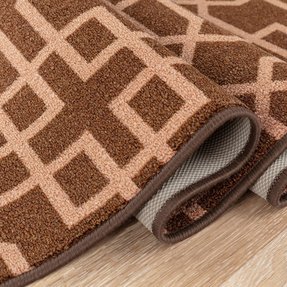 Smart Living Siam Brown and Beige Gel Back Non-Slip Door Mat 40 x 60cm Image 4