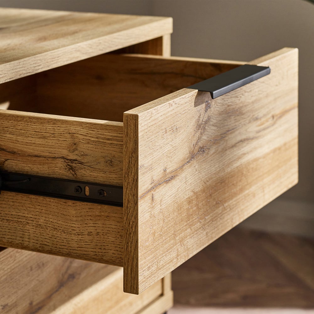 Julian Bowen Bali Light Oak TV Unit Image 7