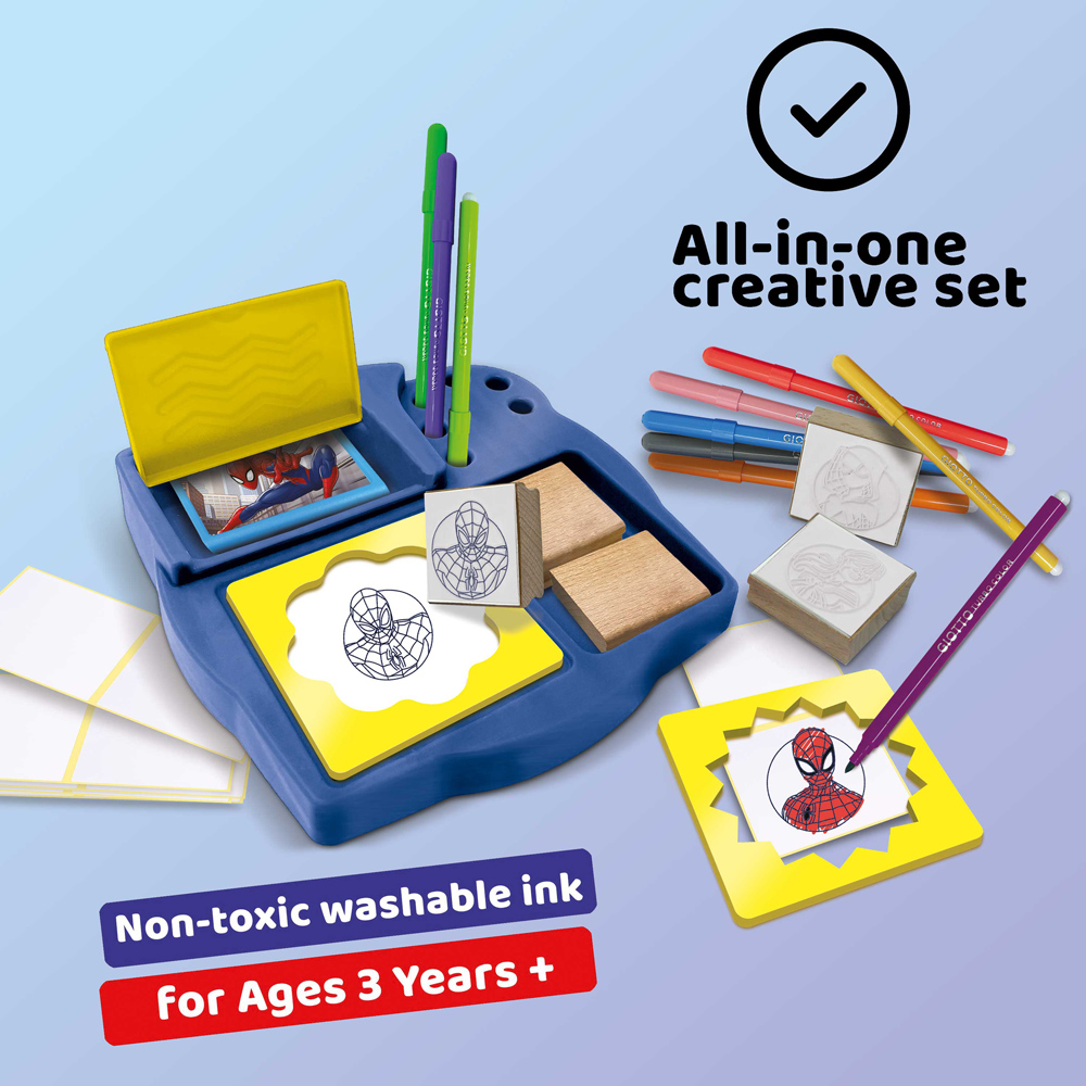 Multiprint Marvel Spider-Man Kids Sticker Machine Set Image 3