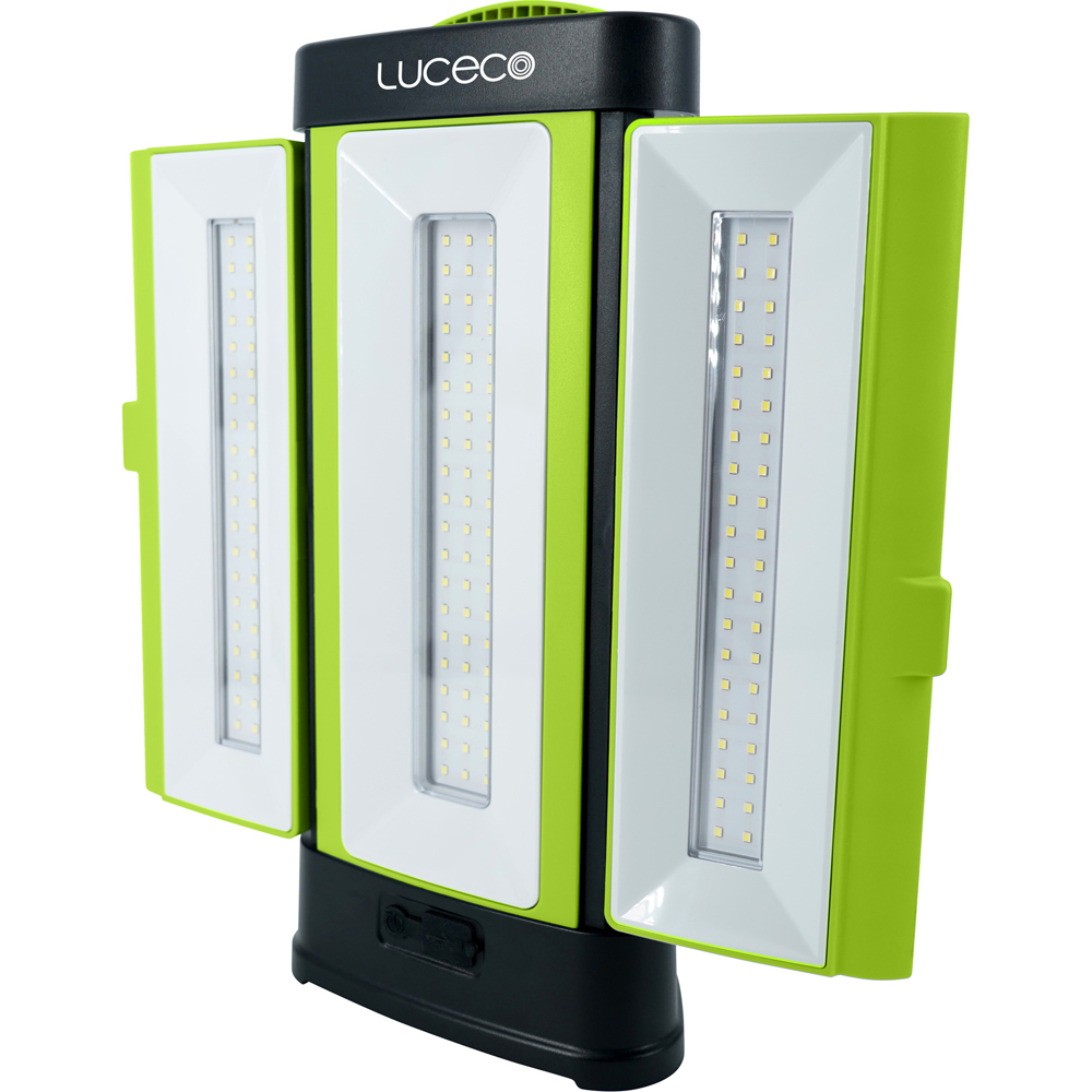 Luceco 4000 Lumens USB Rechargeable Open Area Tri Panel Work Light Image 5