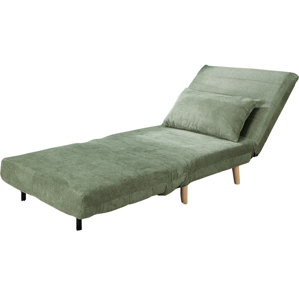 Home Source Lorena Single Green Sofa Bed Image 4